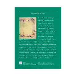 Galison Frank Lloyd Wright December Gifts 1000 Piece Foil Puzzle