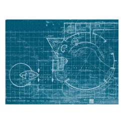 Galison Frank Lloyd Wright Guggenheim Double-Sided 500 Piece Jigsaw Puzzle