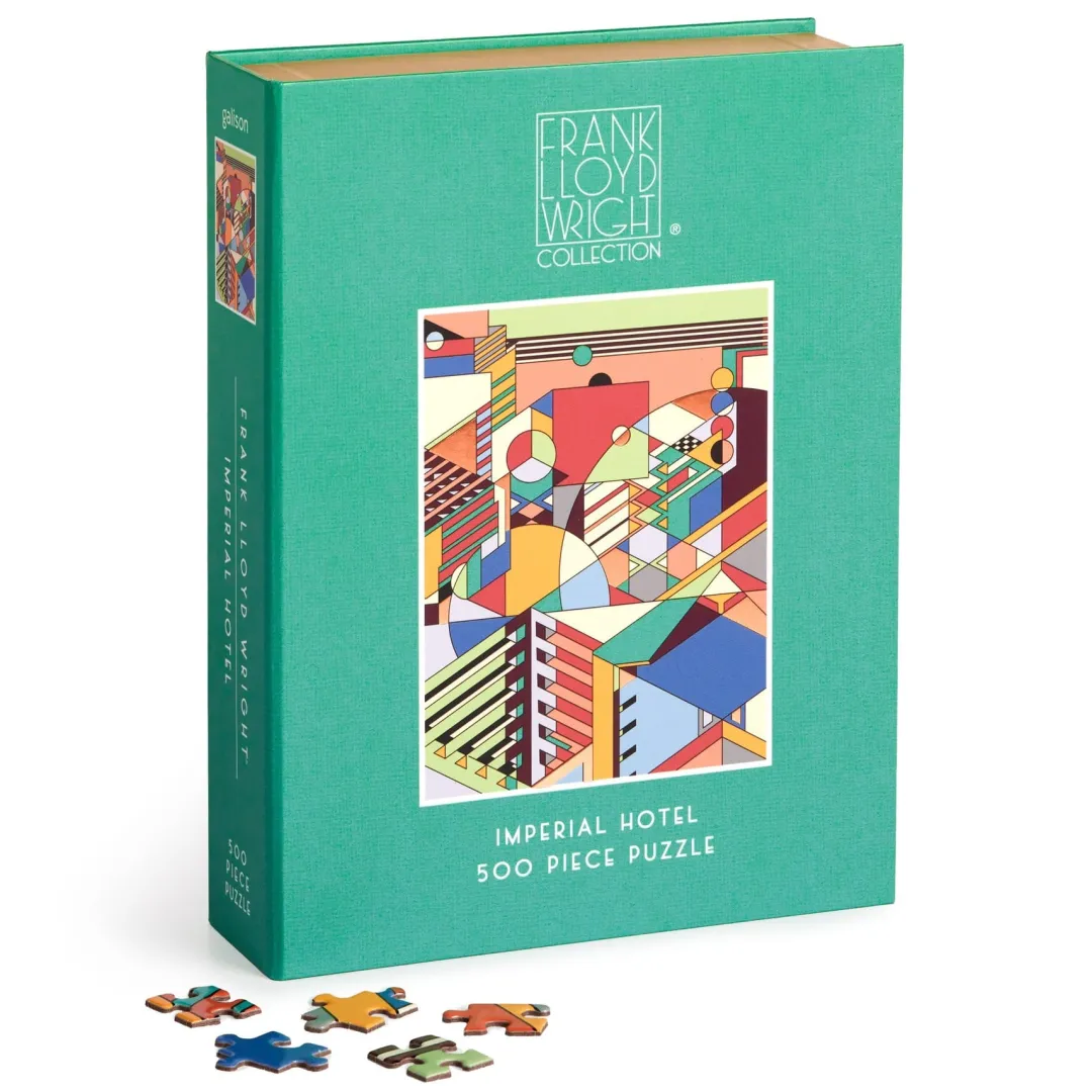 Galison Frank Lloyd Wright Imperial Hotel 500 Piece Book Puzzle