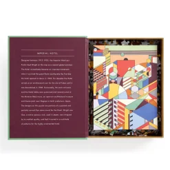 Galison Frank Lloyd Wright Imperial Hotel 500 Piece Book Puzzle