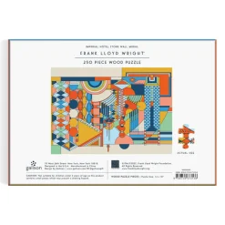 Galison Frank Lloyd Wright Imperial Hotel Stone Wall Mural 250 Piece Wood Puzzle