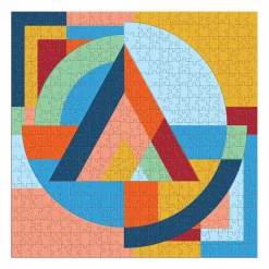 Galison Frank Lloyd Wright Organic Geometry 500 Piece Multi-Puzzle Puzzle