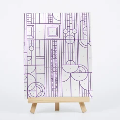 Galison Frank Lloyd Wright Saguaro Cactus and Forms Paint By Number Kit