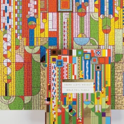 Galison Frank Lloyd Wright Saguaro Cactus And Forms Foil Stamped 1000 Piece Jigsaw Puzzle