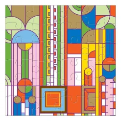 Galison Frank Lloyd Wright Wooden Jigsaw Puzzle Set