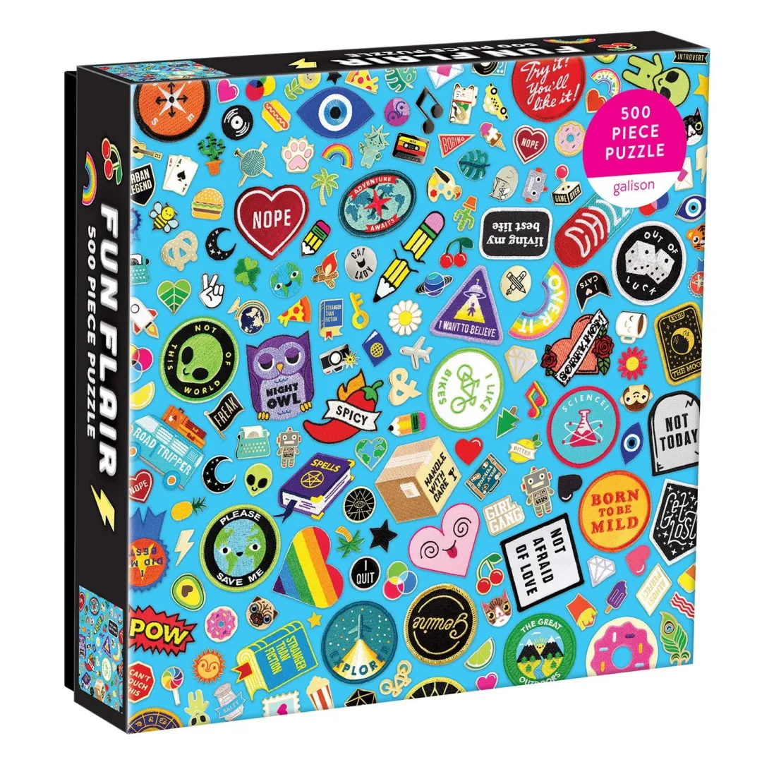 Galison Fun Flair 500 Piece Jigsaw Puzzle