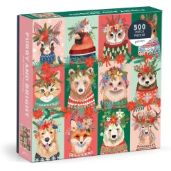 Galison Furry And Bright 500 Piece Puzzle