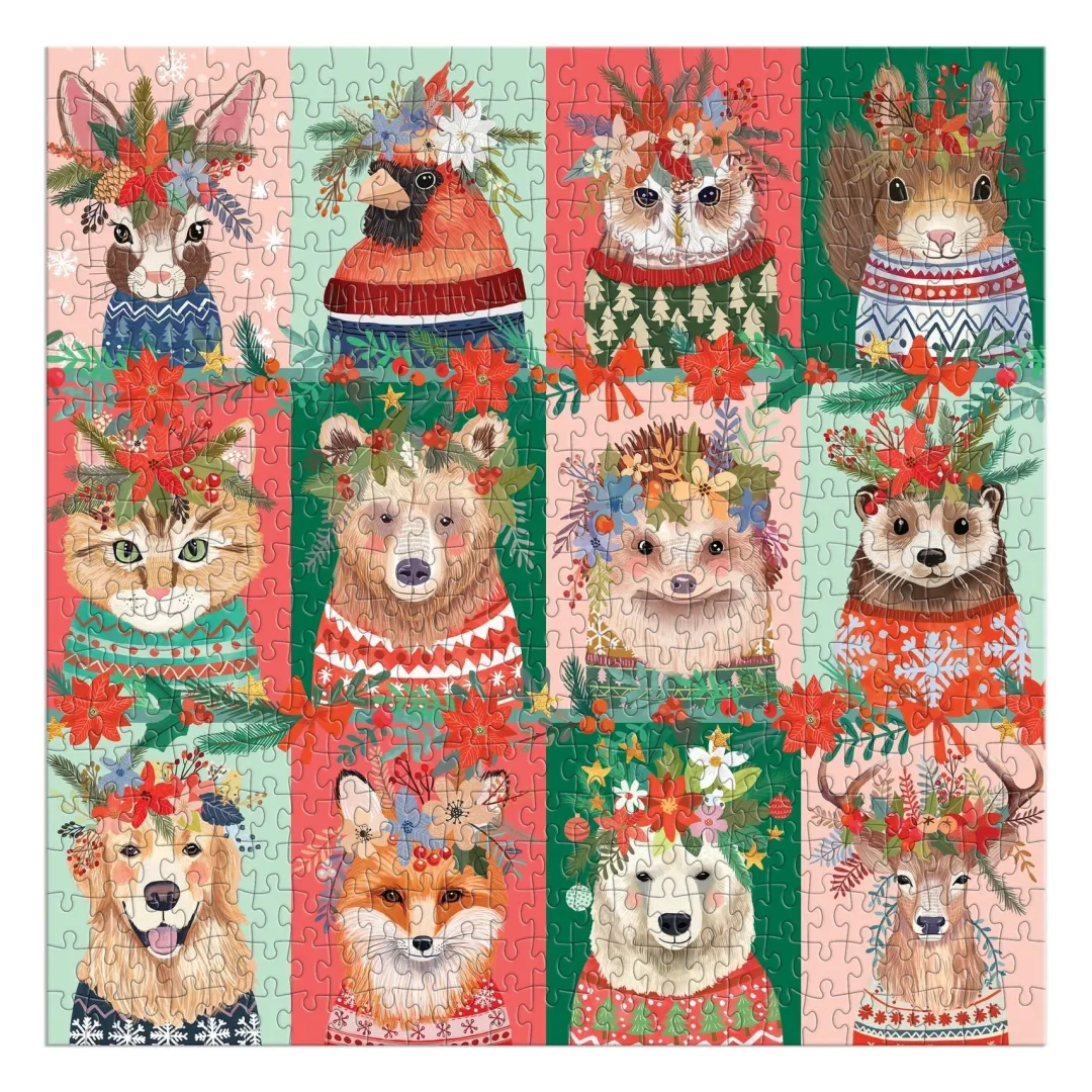 Galison Furry And Bright 500 Piece Puzzle