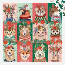 Galison Furry And Bright 500 Piece Puzzle
