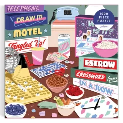 Galison Game Night 1000 Piece Puzzle