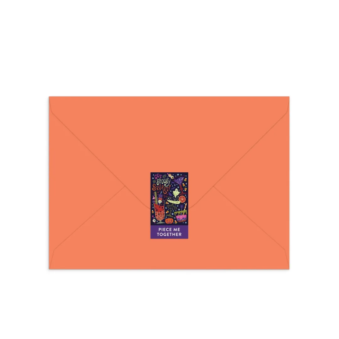 Galison Get into the Spooky Spirit Greeting Card Puzzle