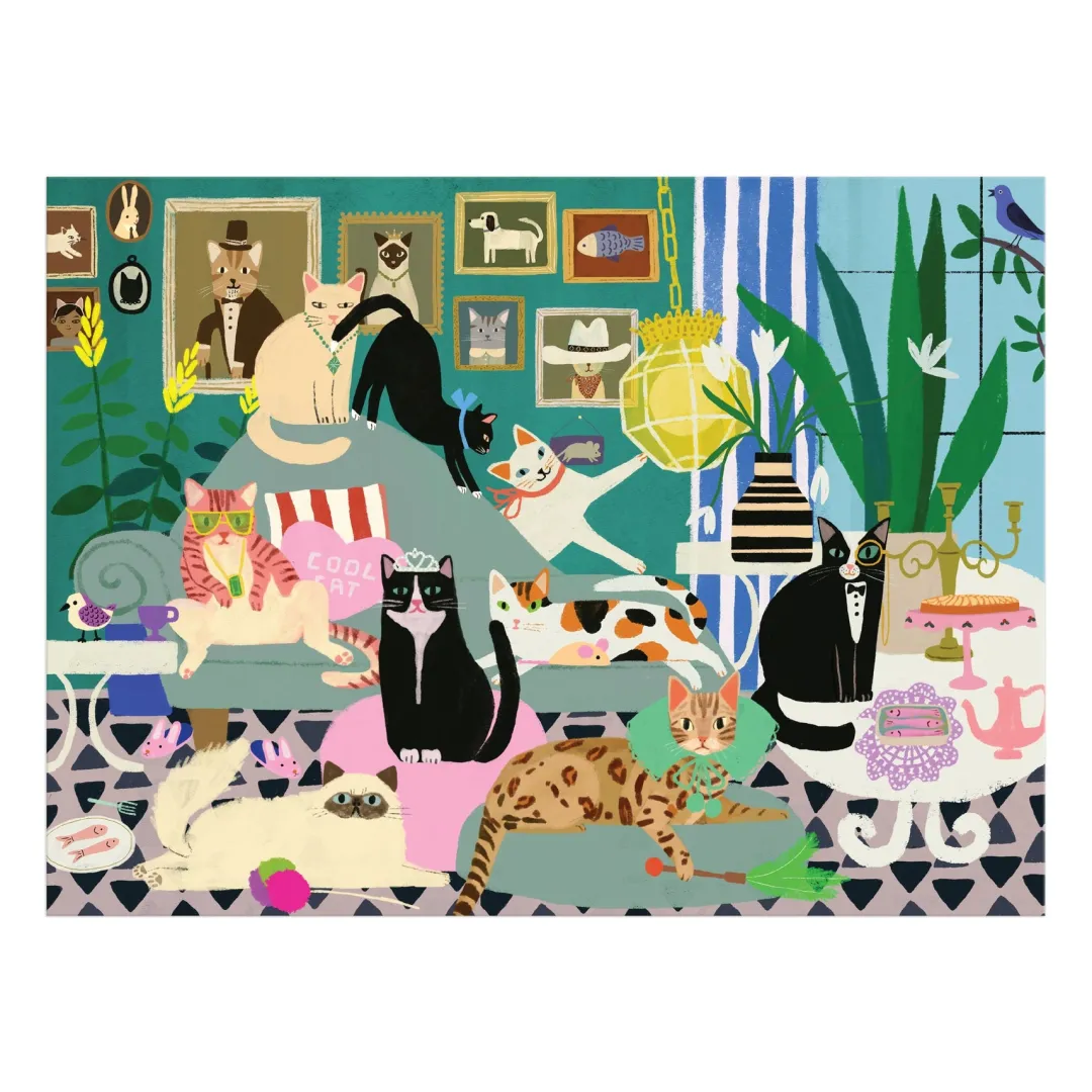 Galison Glamour Cats 1000 Piece Puzzle