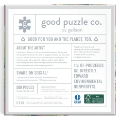 Galison Good Puzzle Co. Basket Blooms 500pc Puzzle