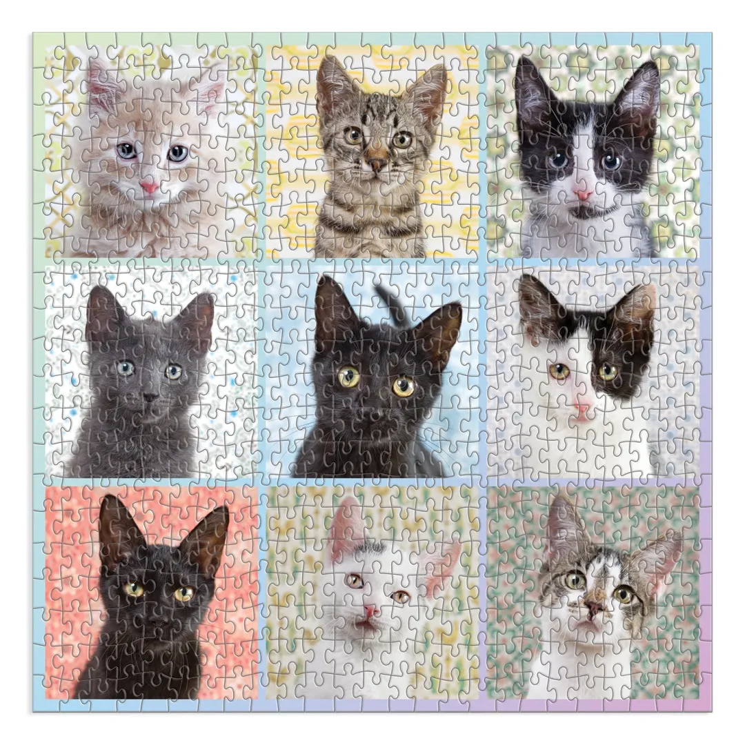 Galison Good Puzzle Co. Cat Portraits 500pc Puzzle