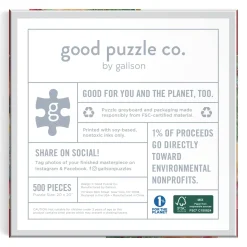 Galison Good Puzzle Co. Warm by the Fireplace 500pc Puzzle
