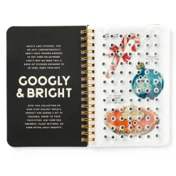 Galison Googly & Bright Holiday Sticker Book
