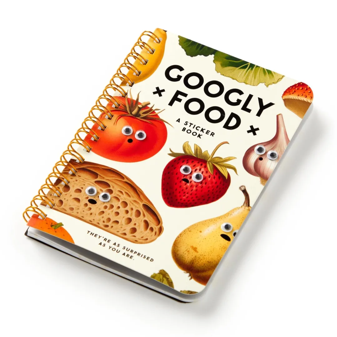 Galison Googly Food Sticker Book