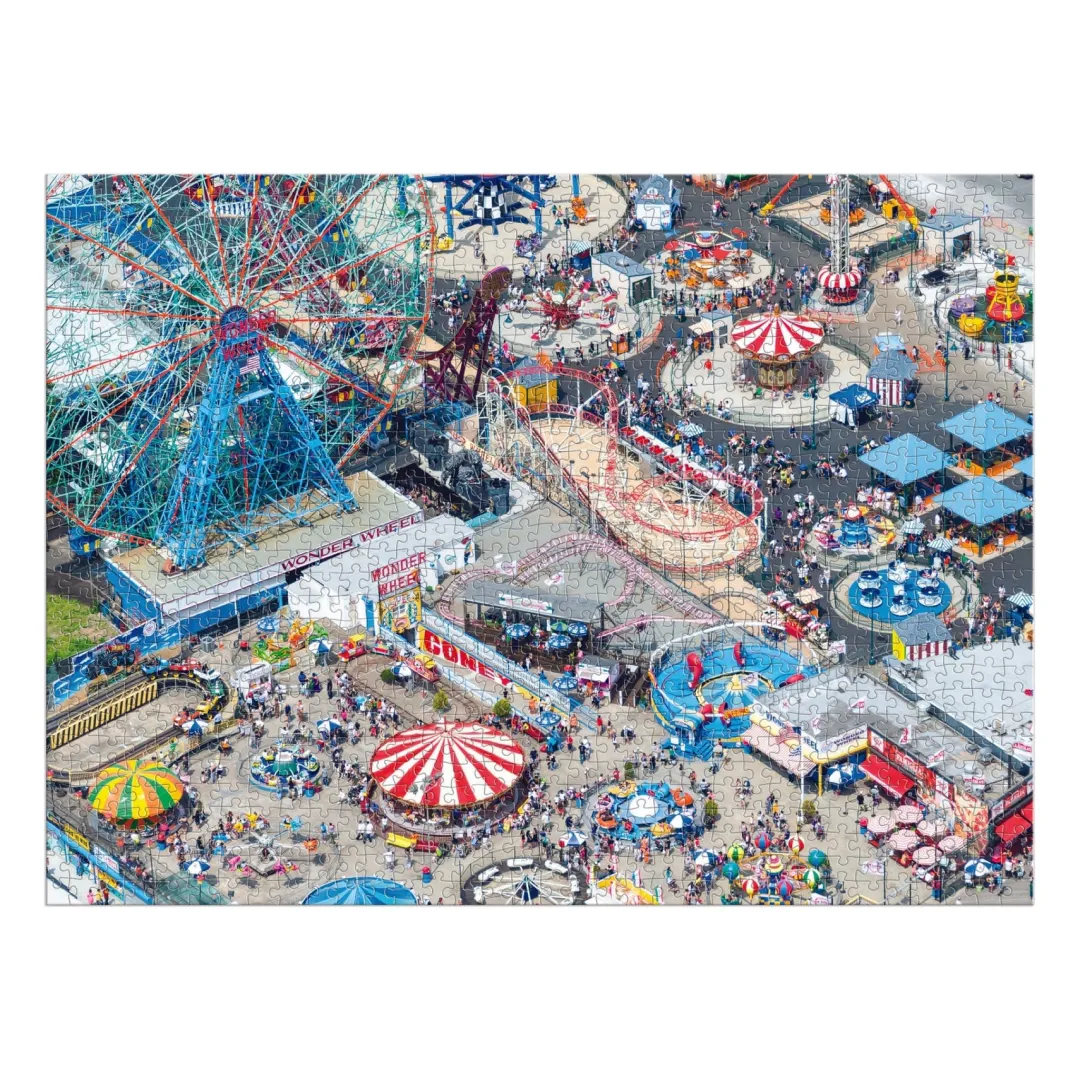 Galison Gray Malin 1000 Piece Puzzle Coney Island