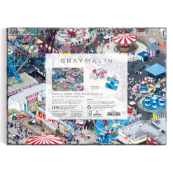 Galison Gray Malin 1000 Piece Puzzle Coney Island
