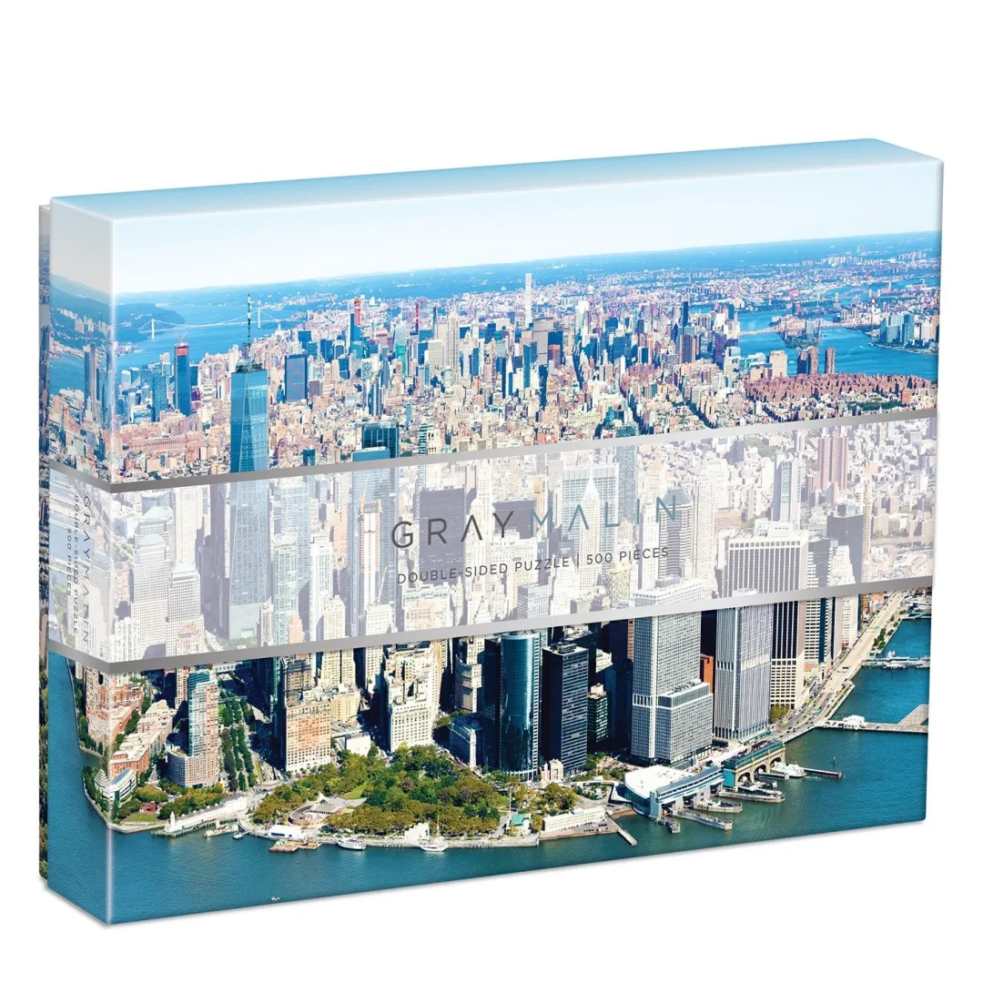 Galison Gray Malin New York City Double-Sided 500 Piece Jigsaw Puzzle