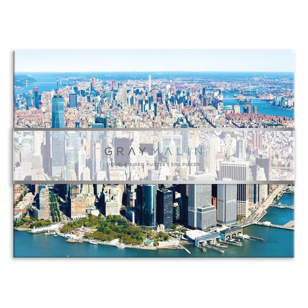 Galison Gray Malin New York City Double-Sided 500 Piece Jigsaw Puzzle