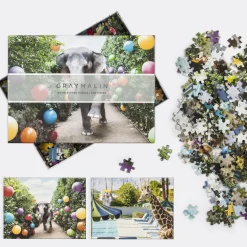 Galison Gray Malin Party at the Parker Double-Sided 500 Piece Jigsaw Puzzle