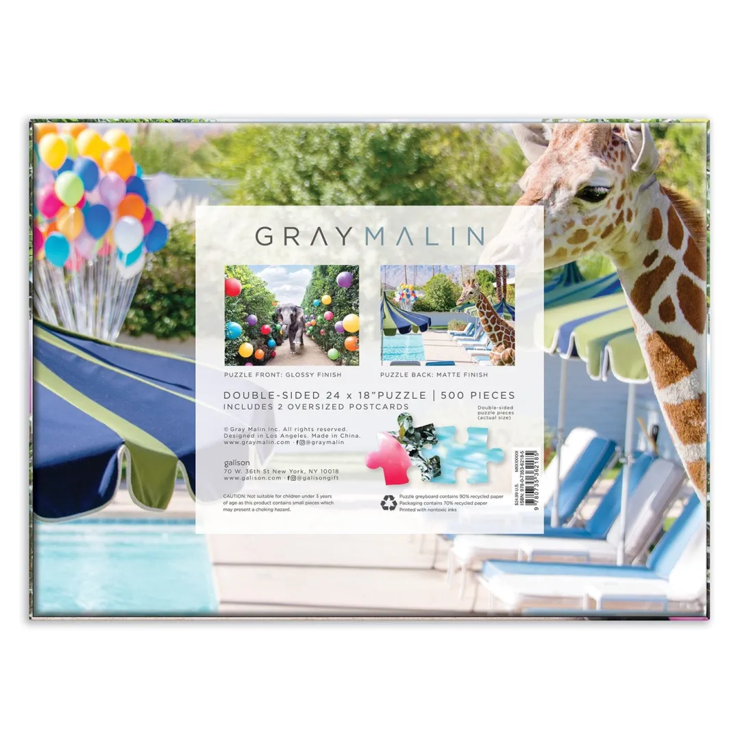Galison Gray Malin Party at the Parker Double-Sided 500 Piece Jigsaw Puzzle