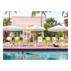 Galison Gray Malin Pool Day Palm Beach 1000 Piece Book Box Puzzle