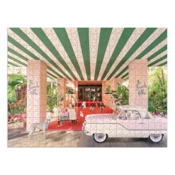 Galison Gray Malin The Dogs at the Beverly Hills Hotel 500 Piece Double-Sided Puzzle