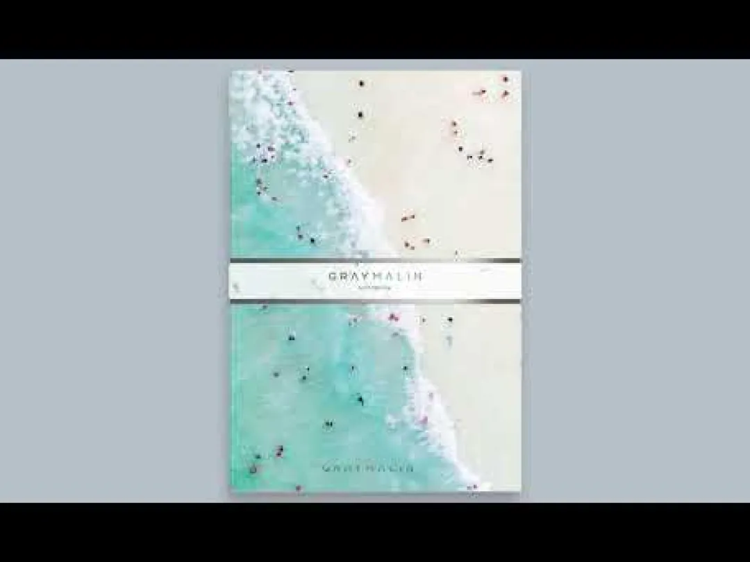Galison Gray Malin The Skiers A5 Notebook