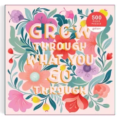 Galison Grow Through What You Go Through 500 Piece Puzzle