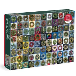 Galison Handmade Wreaths 1000 Piece Puzzle