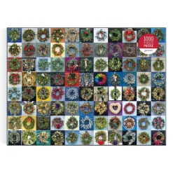 Galison Handmade Wreaths 1000 Piece Puzzle