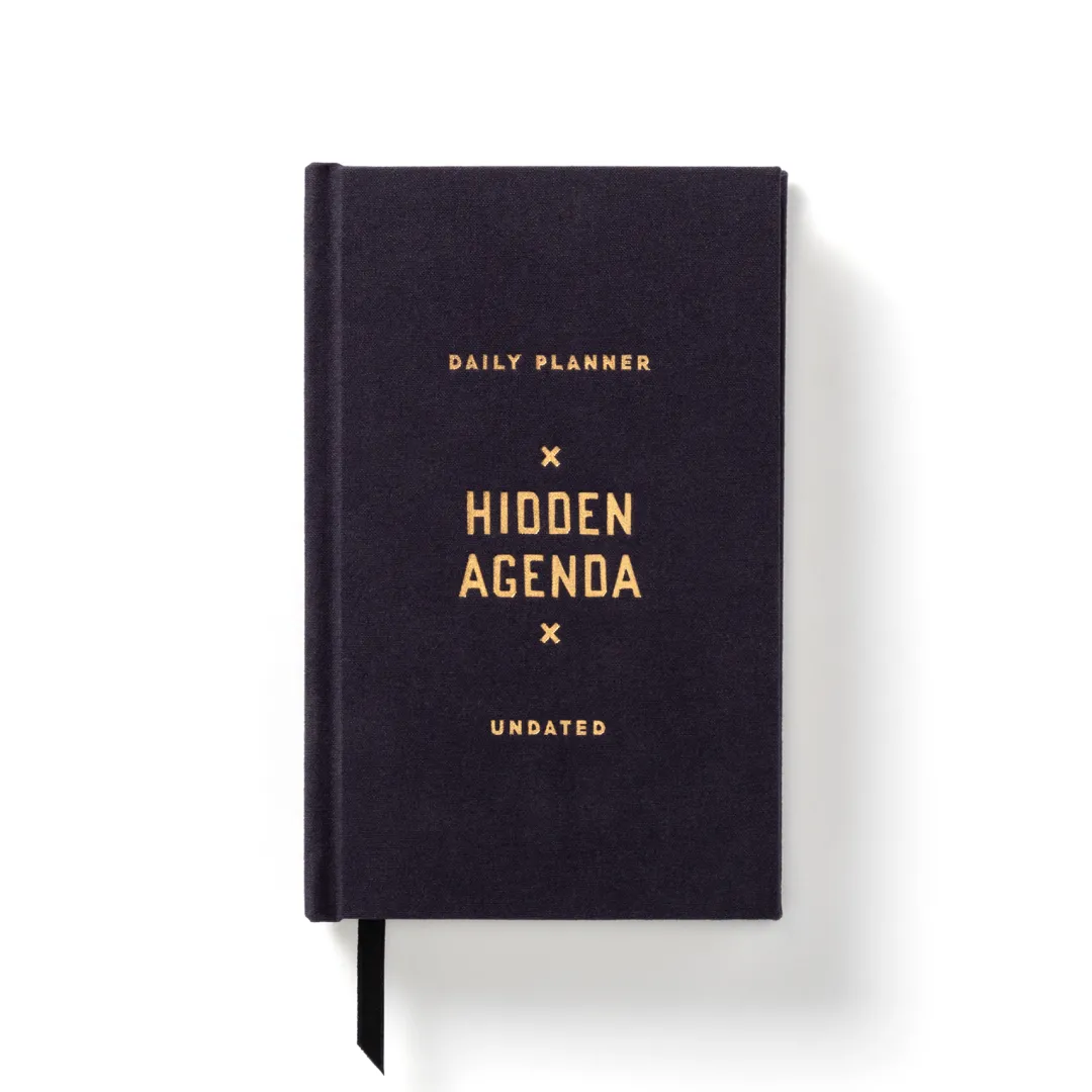 Galison Hidden Agenda Undated Mini Planner