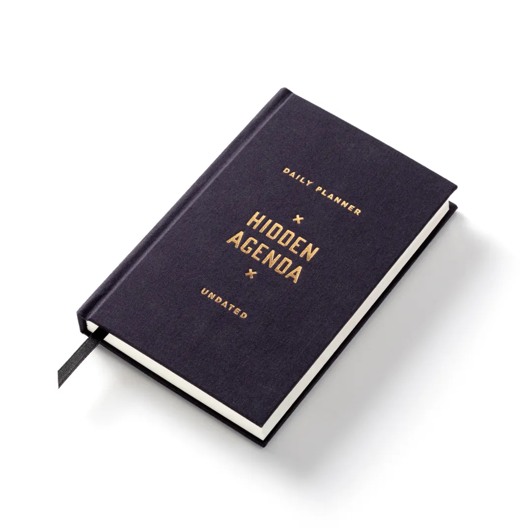 Galison Hidden Agenda Undated Mini Planner