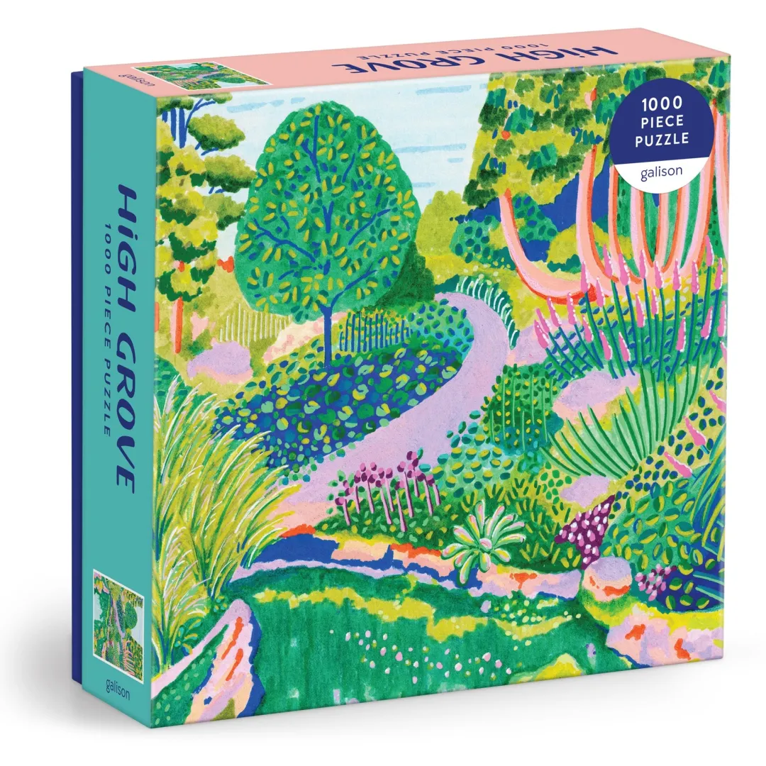 Galison High Grove 1000 Piece Puzzle in Square Box