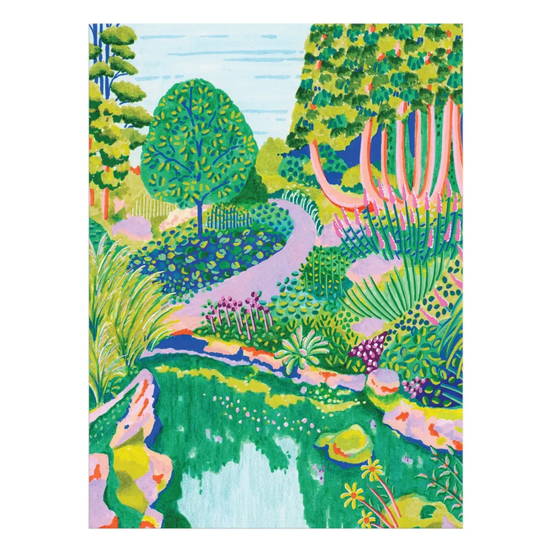 Galison High Grove 1000 Piece Puzzle in Square Box