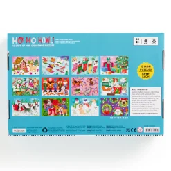 Galison Ho Ho Howl! Countdown Puzzle Set