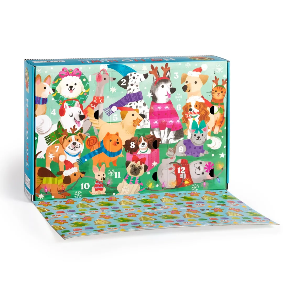 Galison Ho Ho Howl! Countdown Puzzle Set