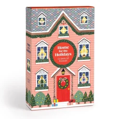 Galison Home for the Holidays 500 Piece Advent Puzzle Calendar