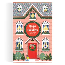 Galison Home for the Holidays 500 Piece Advent Puzzle Calendar