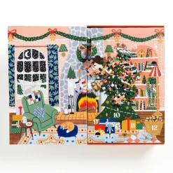 Galison Home for the Holidays 500 Piece Advent Puzzle Calendar
