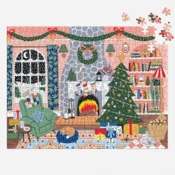 Galison Home for the Holidays 500 Piece Advent Puzzle Calendar