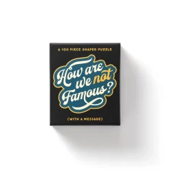 Galison How Are We Not Famous? 100 Piece Mini Shaped Puzzle