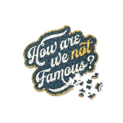 Galison How Are We Not Famous? 100 Piece Mini Shaped Puzzle