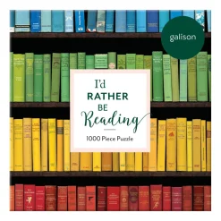 Galison I'd Rather Be Reading 1000 Piece Jigsaw Puzzle