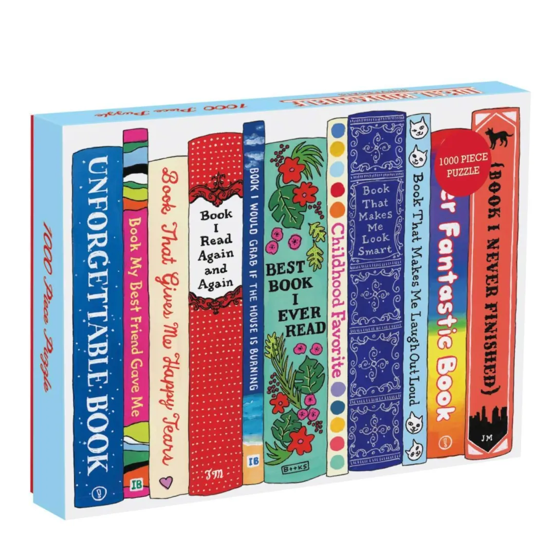 Galison Ideal Bookshelf: Universals 1000 Piece Jigsaw Puzzle