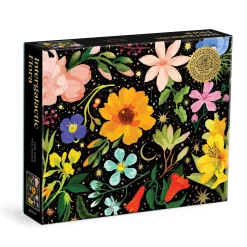 Galison Intergalactic Flora 1000 Piece Foil Puzzle