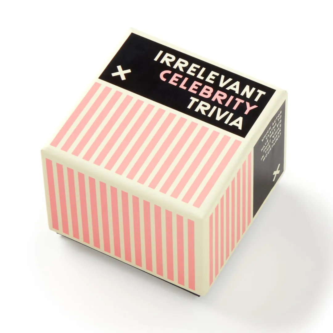 Galison Irrelevant Celebrity Trivia