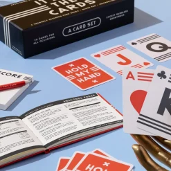 Galison It's In The Cards Playing Card Game Set